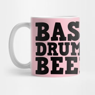 Bass Drums Beer (Black) Mug